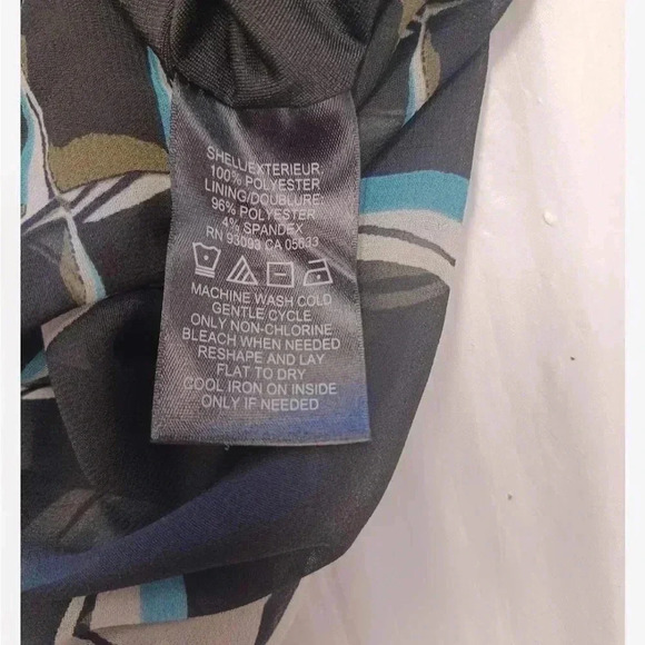 Nic+Zoe On The Edge Abstract Sleeveless Shift Dress Size Large - Picture 12 of 12